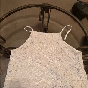 Love on a Hanger Cream Cropped Embellished Camisole